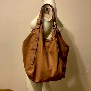 Cynthia Vincent Leather Hobo Bag